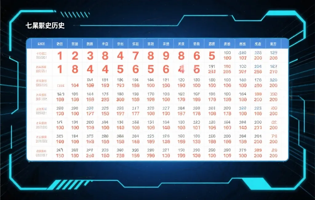 七星彩分析：数据结构揭秘与趋势观察，开启科学探索之门